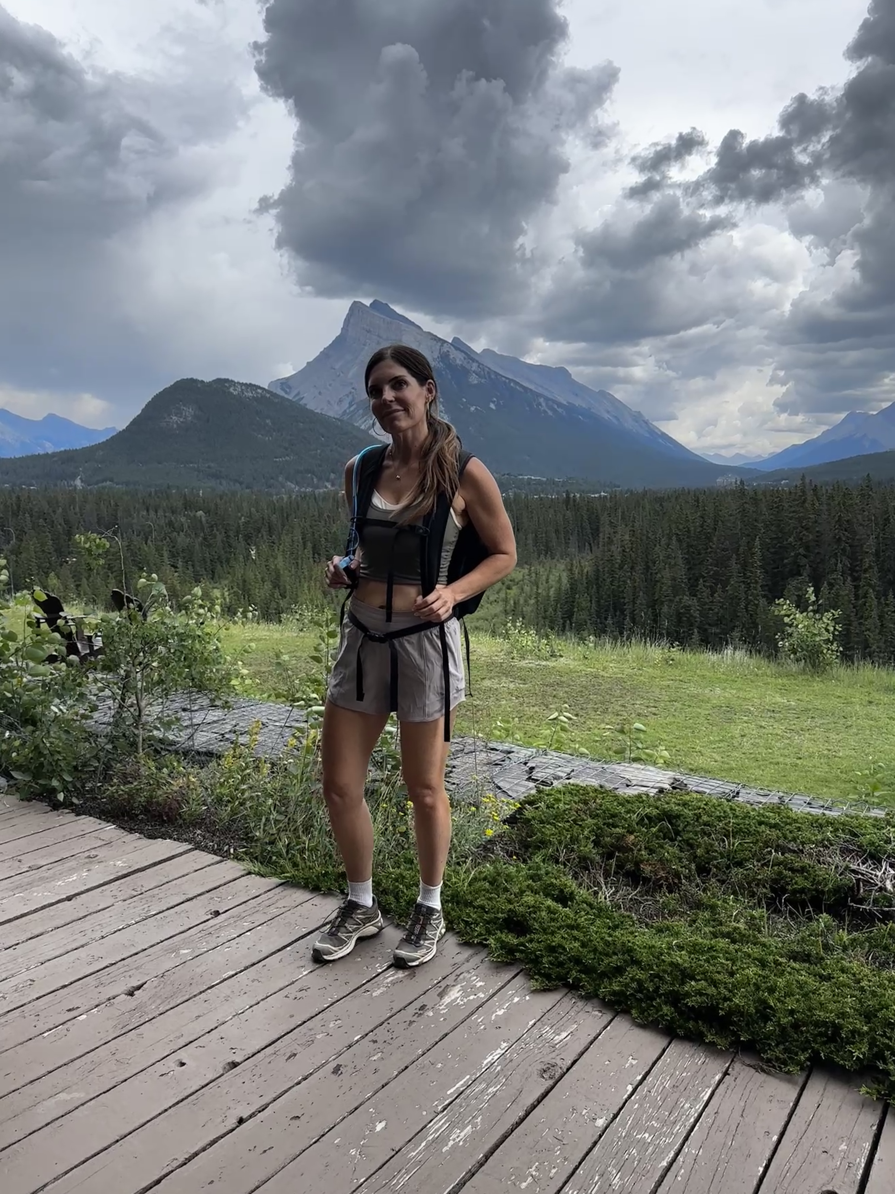 Jennie hiking